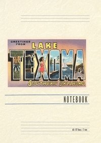 bokomslag Vintage Lined Notebook Greetings from Lake Texoma