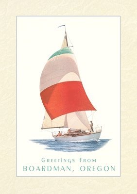 Vintage Lined Notebook Greetings from Boardman, Häftad