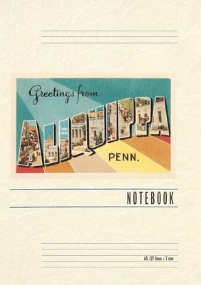 bokomslag Vintage Lined Notebook Greetings from Aliquippa, Pennsylvania