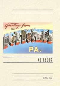 bokomslag Vintage Lined Notebook Greetings from Pottsville, Pennsylvania