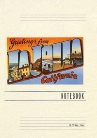 bokomslag Vintage Lined Notebook Greetings from La Jolla, California