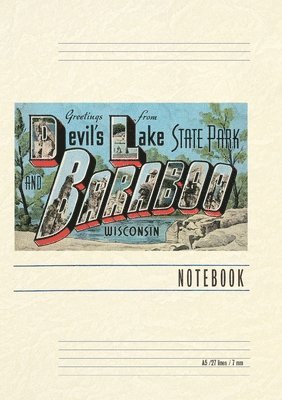 Vintage Lined Notebook Greetings from Baraboo, Wisconsin, Häftad
