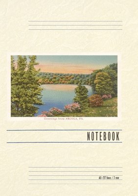 bokomslag Vintage Lined Notebook Greetings from Arcola, Pennsylvania