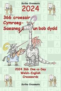 bokomslag 2024 366 Croesair Cymraeg-Saesneg Un Bob Dydd / One-a-Day Welsh-English Crosswords