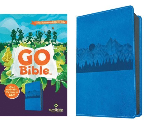 New Living Translation - NLT Go Bible for Kids (Leatherlike, Blue Mountains), Inbunden. Tillgänglighet: Lägg i varukorg