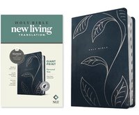 bokomslag NLT Personal Size Giant Print Bible, Filament Enabled (Leatherlike, Navy Vines, Indexed, Red Letter)