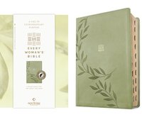 bokomslag NLT Every Woman's Bible, Filament Enabled (Leatherlike, Olive Branch Green, Indexed, Red Letter)