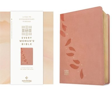 bokomslag NLT Every Woman's Bible, Filament Enabled (Leatherlike, Pink Petals, Red Letter)