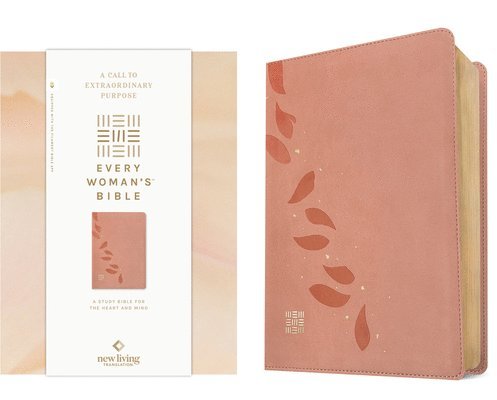NLT Every Woman's Bible, Filament Enabled (Leatherlike, Pink Petals, Red Letter) 1