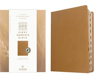 bokomslag NLT Every Woman's Bible, Filament Enabled (Genuine Leather, Camel, Indexed, Red Letter)