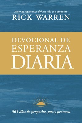 bokomslag Devocional de Esperanza Diaria: 365 Días de Propósito, Paz Y Promesa