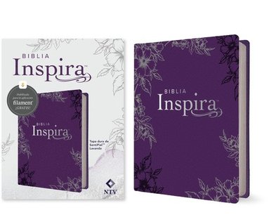 bokomslag Biblia Inspira NTV con Filament  (Tapa dura de SentiPiel, Lavanda)