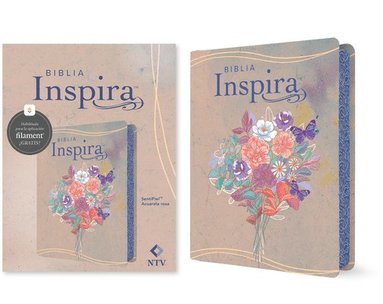 bokomslag Biblia Inspira NTV con Filament  (SentiPiel, Acuarela rosa)