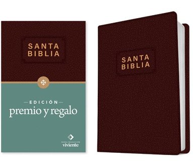 bokomslag Santa Biblia NTV, Edicion premio y regalo  (ViniPiel, Vino tinto, Letra Roja)