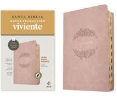 Nueva Traducción Viviente - Biblia letra súper gigante NTV, con Filament  (SentiPiel, Rosado pálido, Índice, Letra Roja), Inbunden