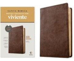 Nueva Traducción Viviente - Biblia letra súper gigante NTV, con Filament  (SentiPiel, Café rústico, Letra Roja), Inbunden