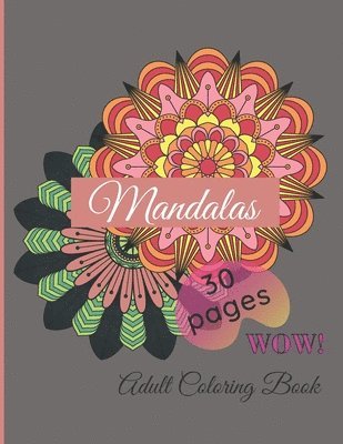 Mandalas Adult Coloring Book - Mandala Coloring Book - Hardback Covers: Mandala Coloring Book - Hardback Covers- 30 Pages 1