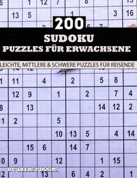 bokomslag Sudoku Puzzles für Erwachsene: 200 Sudoku-Rätsel für Erwachsene, leicht, mittel & schwer