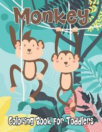 bokomslag Monkey Coloring Book for Toddlers