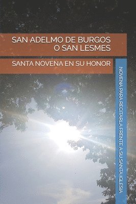 bokomslag San Adelmo de Burgos O San Lesmes: Santa Novena En Su Honor