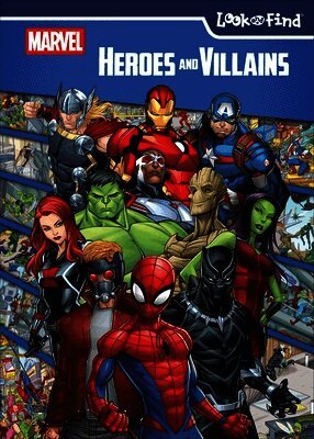 Pi Kids - Marvel Heroes and Villains: Look and Find, Inbunden