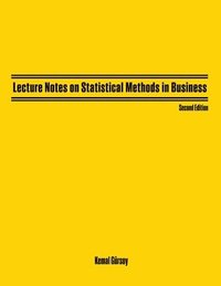 bokomslag Lecture Notes on Statistical Methods in Business