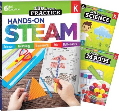 Chandra C. Prough, Multiple Authors, Lauren Homayoun, Jodene Smith, Jodene Lynn Smith, Chandra Prough - 180 Days™: STEAM, Science, & Math Grade K: 3-Book Set, Häftad