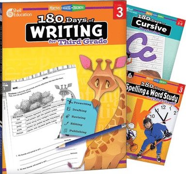 Kristi Sturgeon, Shireen Pesez Rhoades, Shell Education, Multiple Authors - 180 Days™: Writing, Spelling, & Cursive Grade 3: 3-Book Set, Häftad