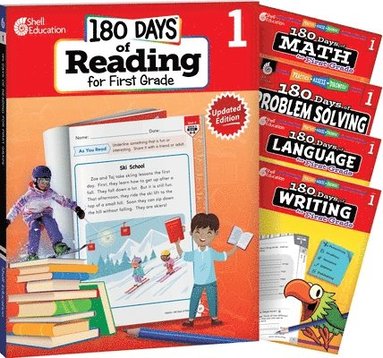 Christine Dugan, Stephanie Kraus, Multiple Authors, Kristin Kemp - 180 Days™: Reading, Math, Language, Writing, & Problem Solving for Grade 1: 5-Book Set, Häftad