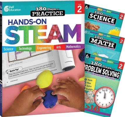 Melissa Laughlin, Debbie Gorrell - 180 Days(tm) Steam, Science, Math, & Problem Solving Grade 2: 4-Book Set: Practice, Assess, Diagnose, Häftad