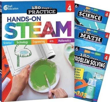 Charles Aracich, Lauren Homayoun, Jodene Smith, Jodene Lynn Smith, Chuck Aracich, Cheryl Lane - 180 Days™: STEAM, Science, Math, & Problem Solving Grade 4: 4-Book Set, Häftad
