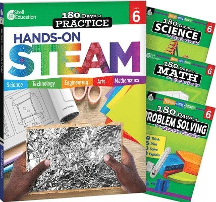 Nancy Balter, Bebra Bayne - 180 Days(tm) Steam, Science, Math, & Problem Solving Grade 6: 4-Book Set: Practice, Assess, Diagnose, Häftad