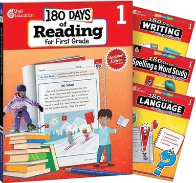 Christine Dugan, Stephanie Kraus, Shireen Pesez Rhoades, Jodene Smith, Jodene Lynn Smith - 180 Days™: Reading 2nd Ed, Writing, Spelling, & Language Grade 1: 4-Book Set, Häftad