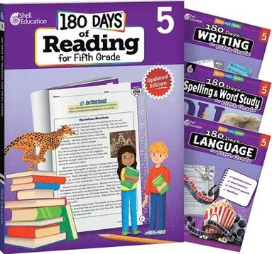 Kathleen Kopp, Torrey Maloof, Suzanne I. Barchers, Suzanne Barchers, Shireen Pesez Rhoades, Kathy Kopp, Kathleen N. Kopp - 180 Days™: Reading 2nd Ed, Writing, Spelling, & Language Grade 5: 4-Book Set, Häftad