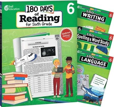 Joe Rhatigan, Wendy Conklin, Suzanne I. Barchers, Suzanne Barchers, Shireen Pesez Rhoades - 180 Days™: Reading 2nd Ed, Writing, Spelling, & Language Grade 6: 4-Book Set, Häftad