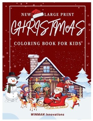 New Large Print Christmas Coloring Book for Kids 1