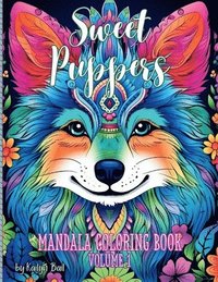 bokomslag Sweet Puppers Mandala Coloring Book Volume 1
