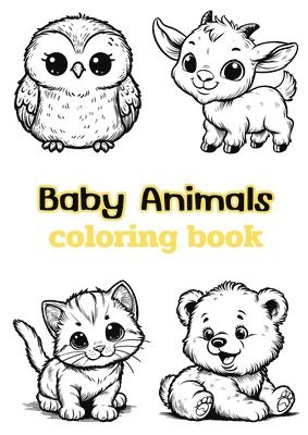 bokomslag Baby Animals coloring book