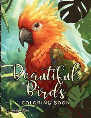 Beautiful Birds Realistic Coloring Book 1