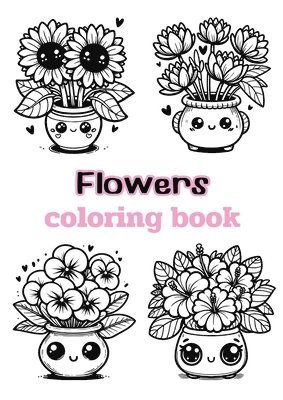 Flowers coloring book 1