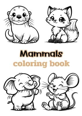 bokomslag Mammals coloring book