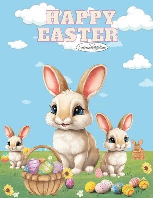 Happy Easter Coloring Book For Kids 1