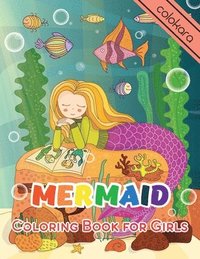 bokomslag Mermaid Coloring Book For Girls