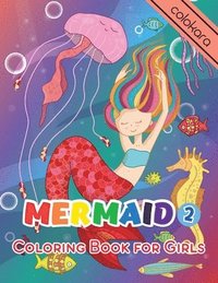 bokomslag Mermaid Coloring Book For Girls 2