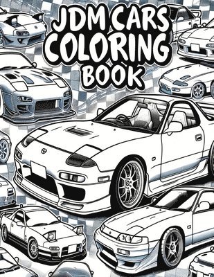 JDM Legends Japanese Cars Coloring Book for Car Lovers 1
