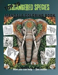 bokomslag Top 20 Endangered Species Mandala Coloring Book