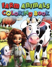 bokomslag Farm Animals Coloring Book For Kids