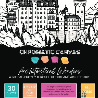 Architectural Wonders of the World Coloring Book 1