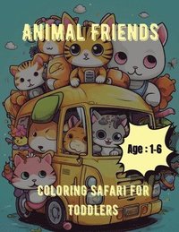 bokomslag Animal Friends Coloring Safari for Toddlers