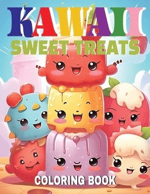 Kawaii Sweet Treats Coloring Book 1